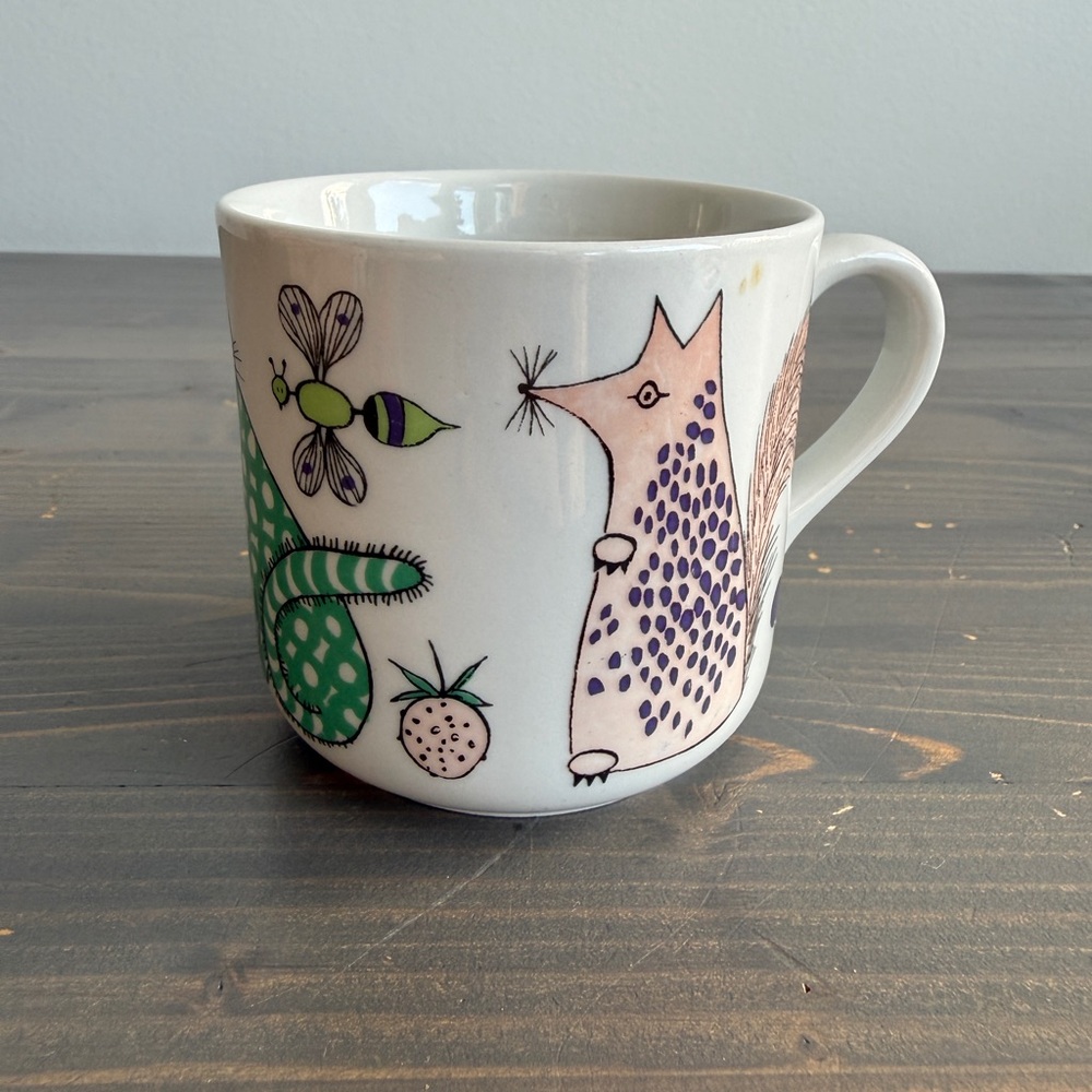 Vintage Arabia Noah's Ark" (Nooa Arkki) children's mug